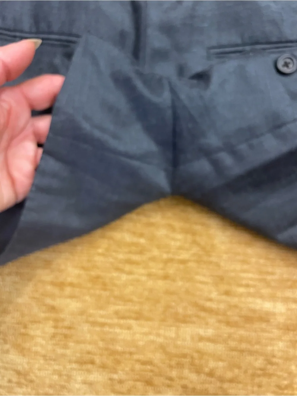J. Crew Short Tailored, size 2, dark gray, wool/linen blend mid rise Shorts